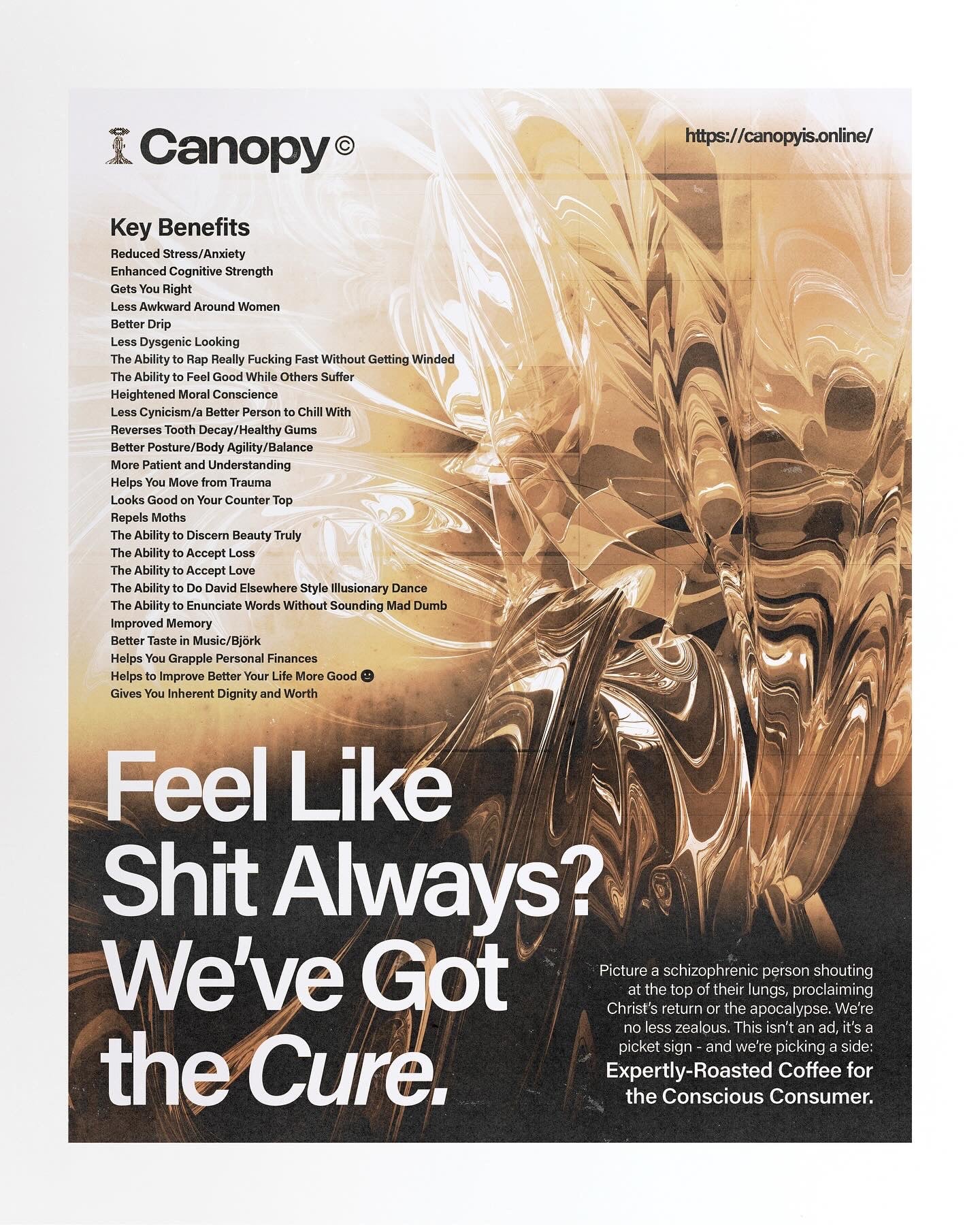 “Feel Like Shit Always?” Ad (Poster)