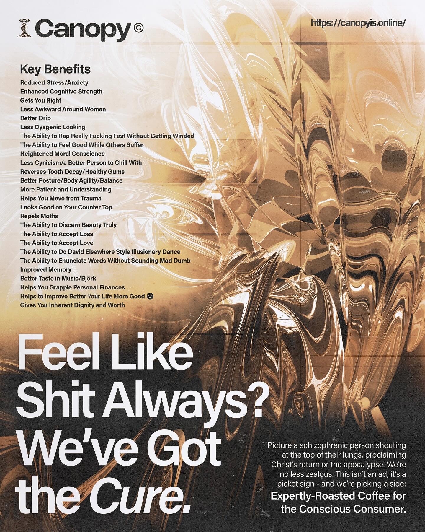 “Feel Like Shit Always?” Ad (Poster)