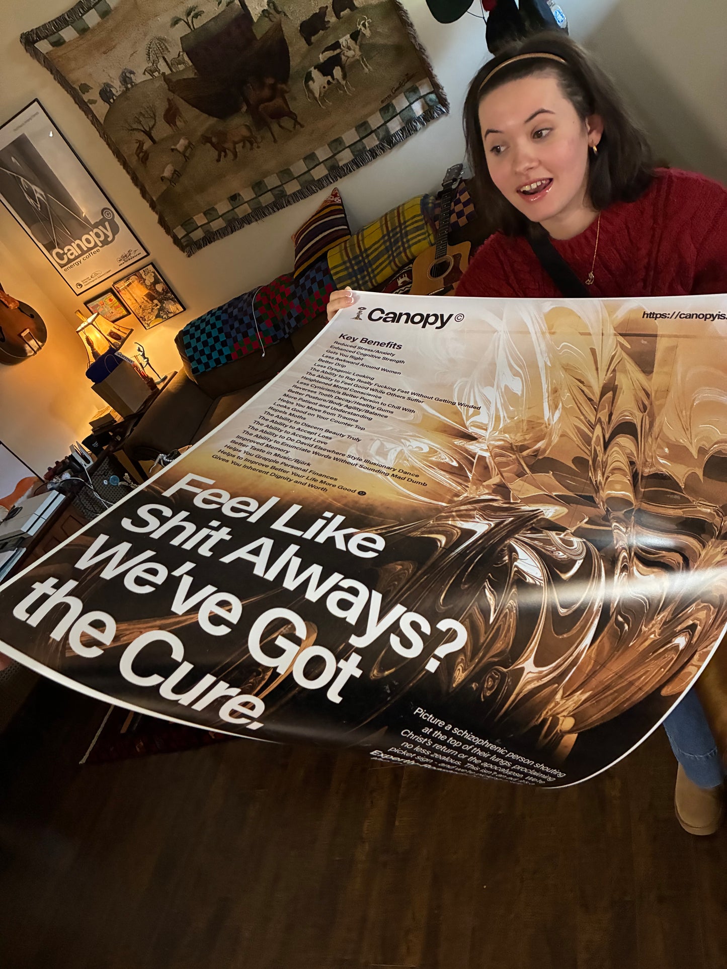 “Feel Like Shit Always?” Ad (Poster)